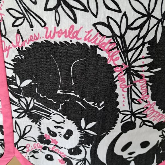 Lilly Pulitzer Pandamonium Skirt Size 2 White Label Originals Panda Print - Picture 5 of 8